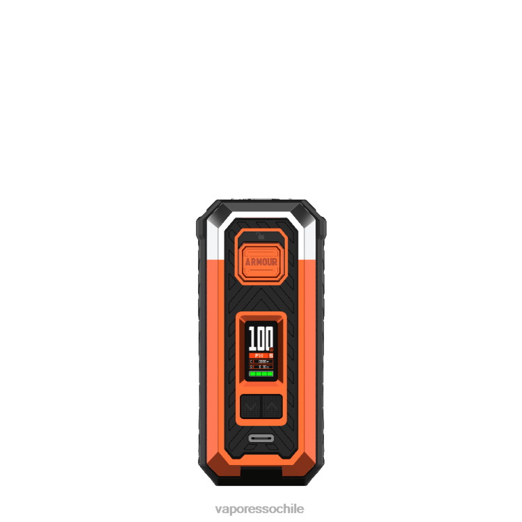 Vaporesso review - Vaporesso ARMOUR mod naranja THJNR40